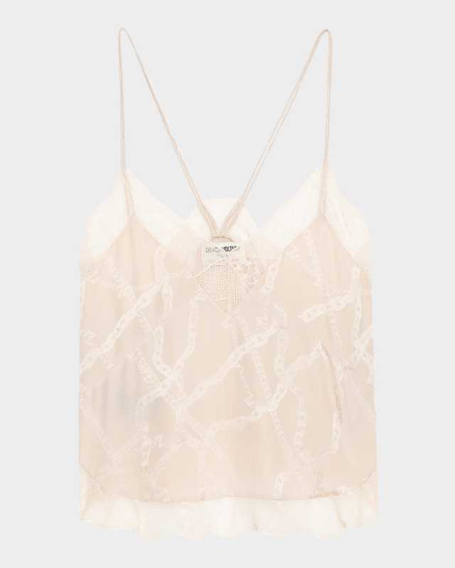 Cabri Silk Jacquard Tank Top